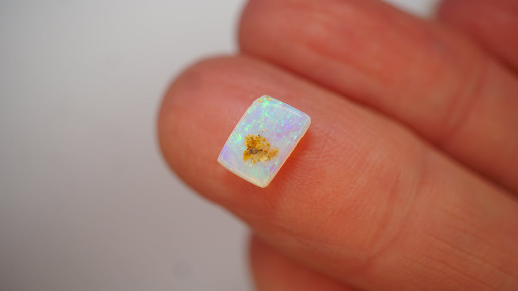 1.1ct Crystal Opal - Electric Green Fire