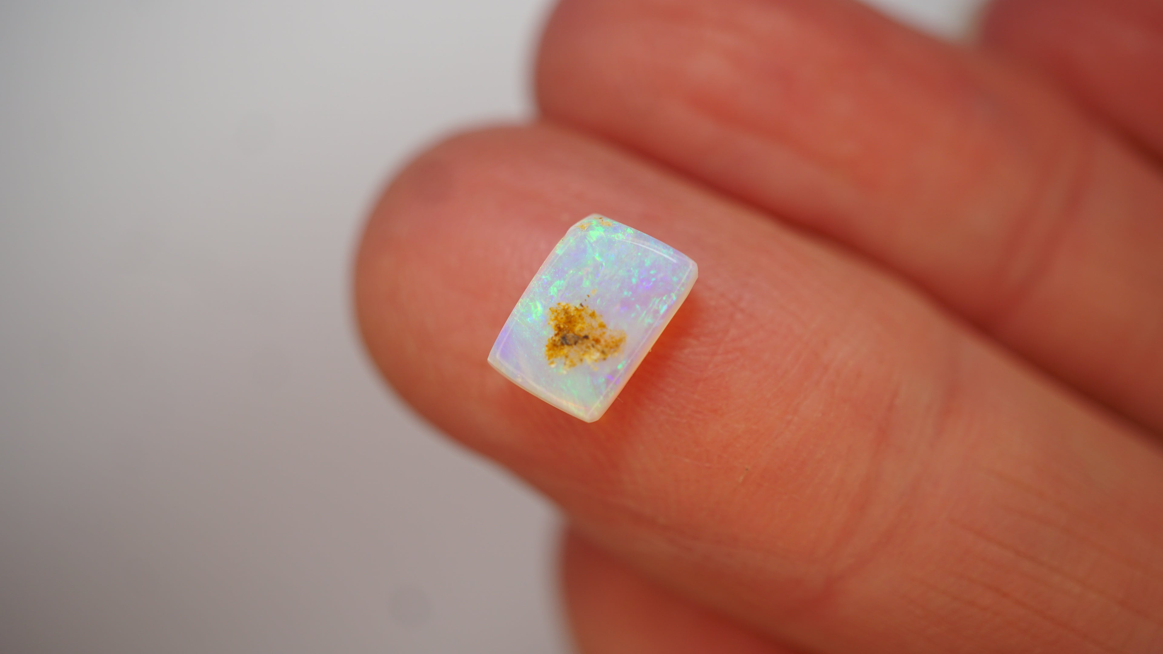 1.1ct Crystal Opal - Electric Green Fire