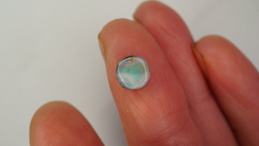 1.9 ct Pink Boulder Opal - Green & Pink Flowing Colour Play