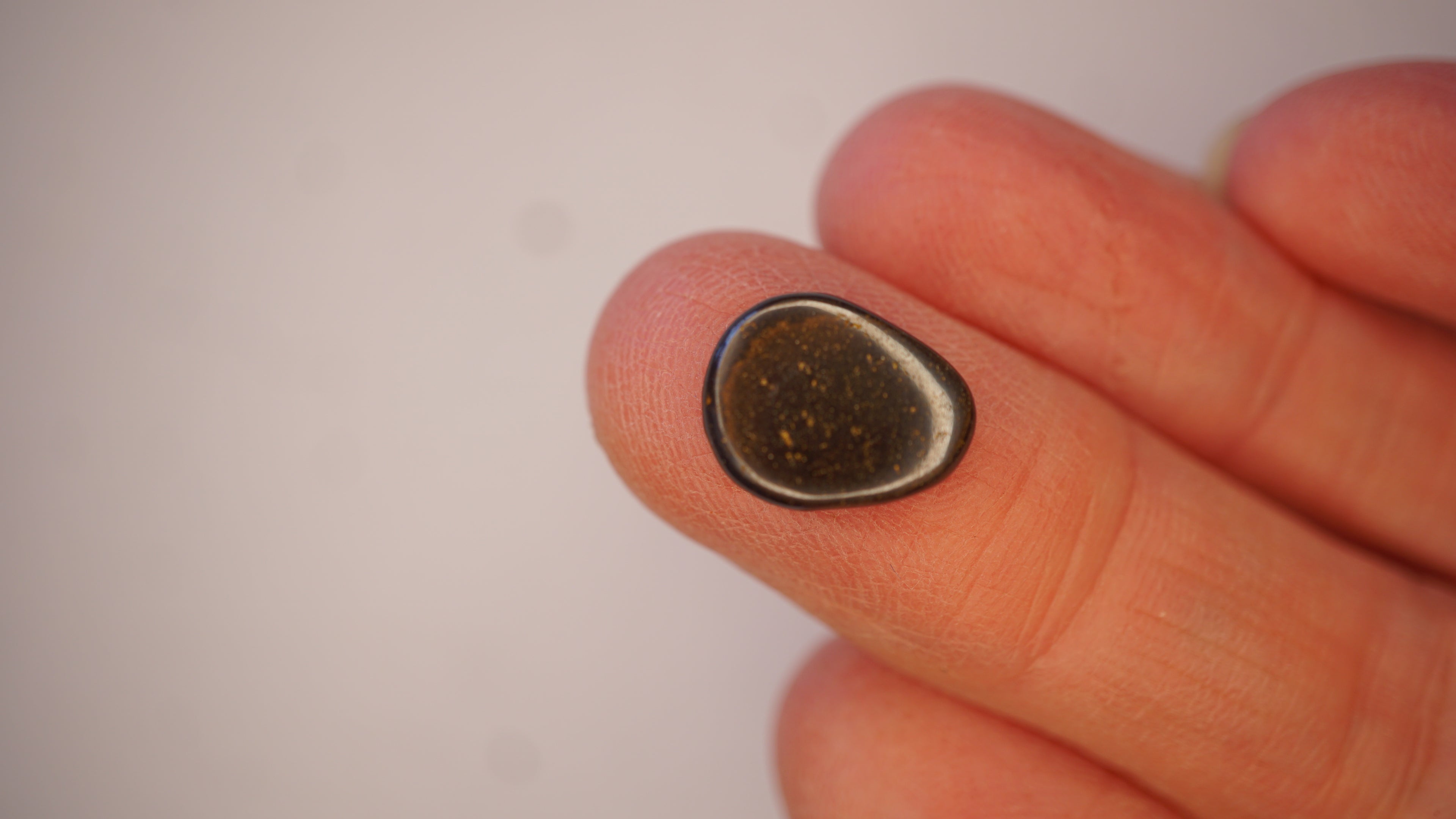 4.7ct Boulder Opal - Broad Bands of Pink & Green Pinfire on Blue Host Body Tone
