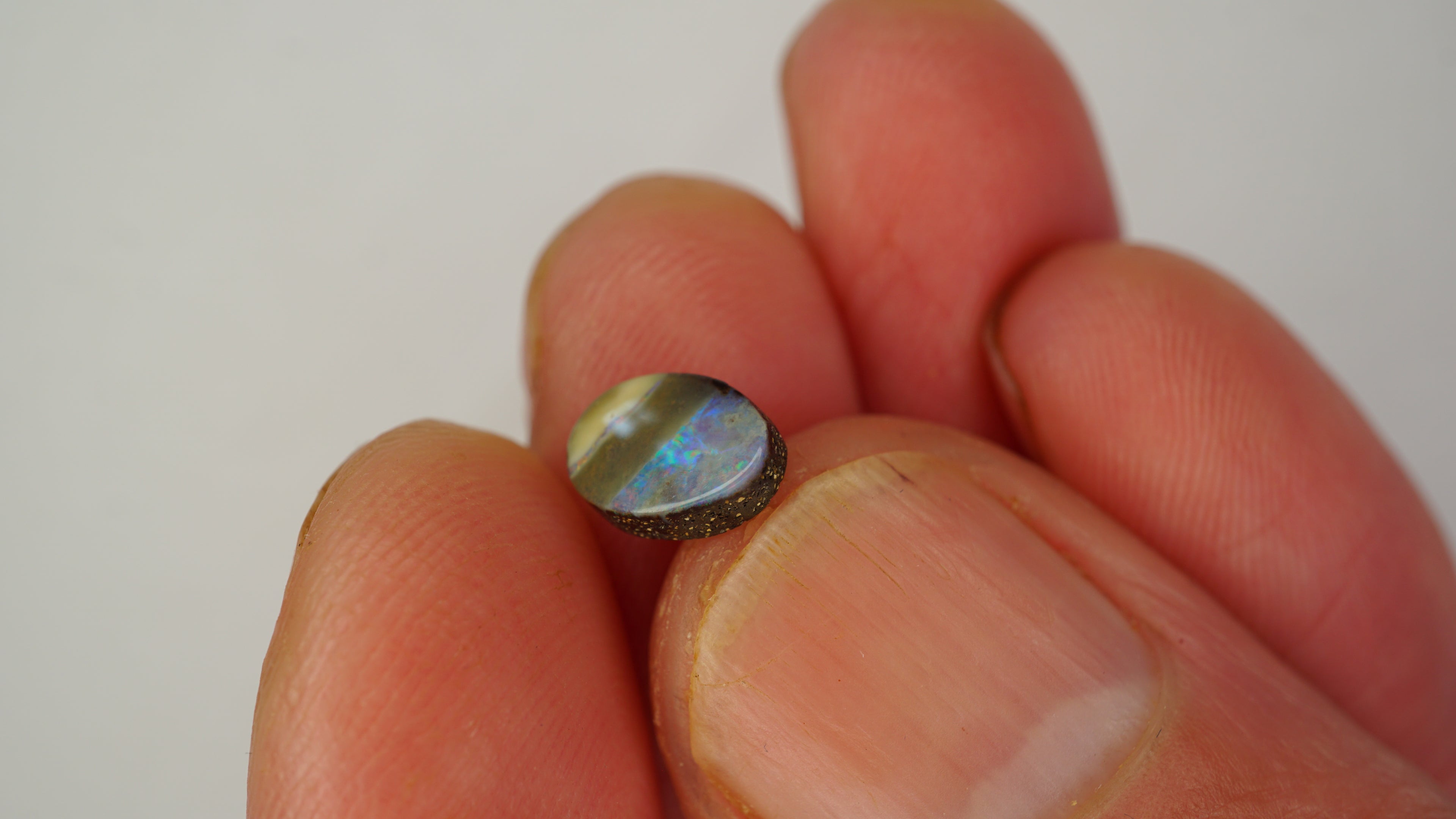 1.2ct Boulder Opal - Green & Blue Fire
