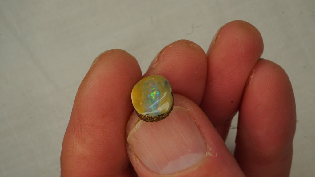 3.2 ct Boulder Opal - Harlequin Colour Band