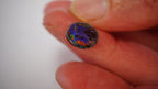 4.3ct Boulder Opal - Green & Blue Play Through Ironstone Matrix with Directional Neon Blue, Orange & Red