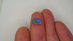 1.3ct Boulder Opal - Electric Green & Blue Fire on Blue Host Body Tone