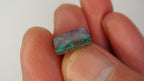 4.0 ct Rectangular Boulder Opal - Layered Structure with Crimson & Green Colour