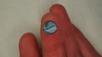 2.5 ct Blue Boulder Opal - Green & Blue Banded Colour Play