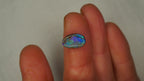 3.5ct Boulder Opal - Green & Blue Play on Blue Host Body Tone
