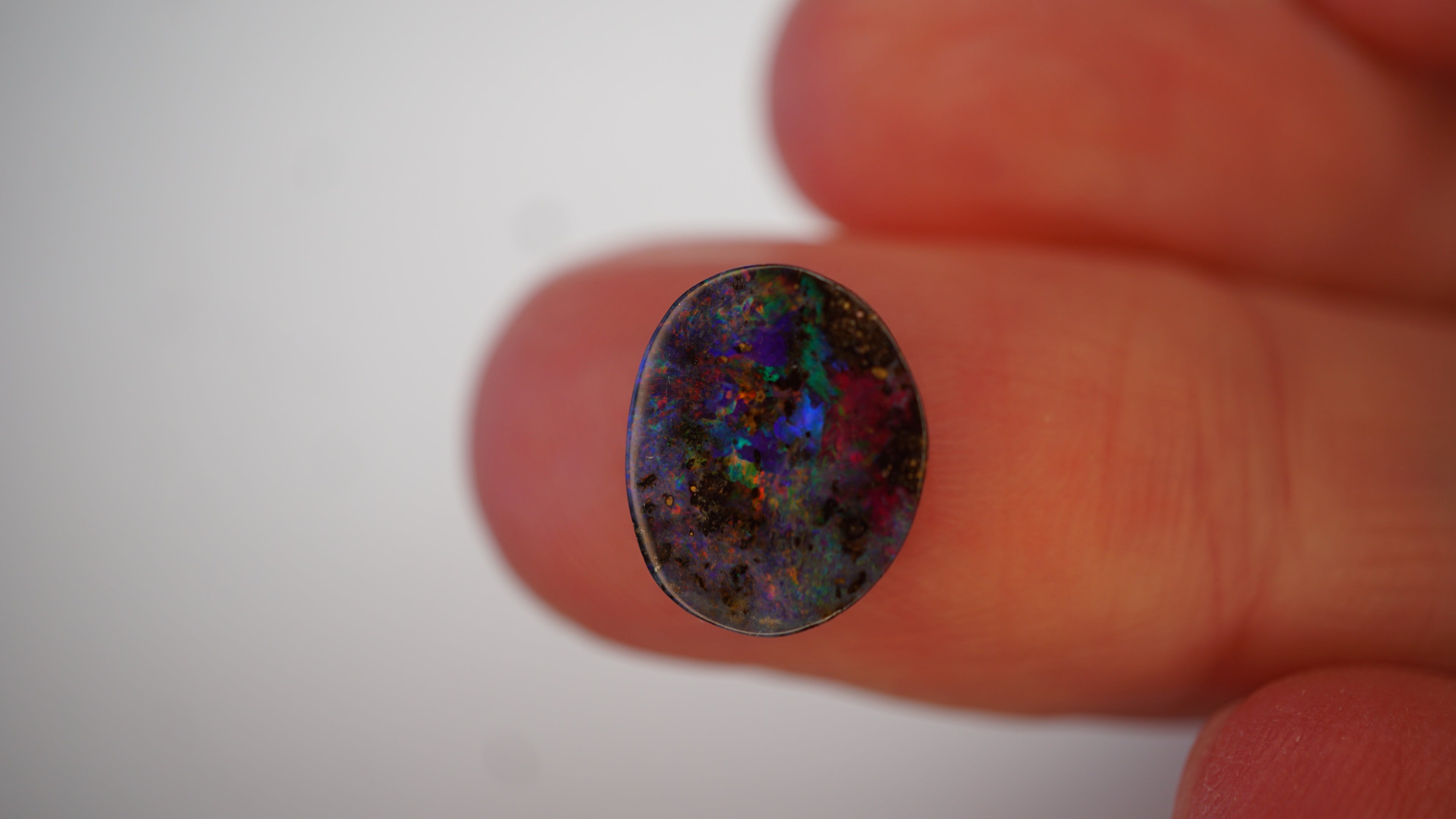 3.6ct Boulder Opal - Broad Multicolour Flash