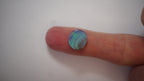 3.9 ct Blue Boulder Opal - Green Feature Flash