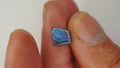 Aurora Wave Boulder Opal - Blue with Green & Purple Bars of Play