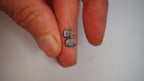 1.9 ct Matched Black Boulder Opal Pair - Teal & Green Flash