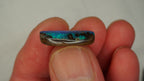 9.1ct Boulder Opal - Aqua & Steel Blue Play on Medium-Deep Blue Host Body Tone