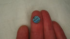 2.5 ct Blue Boulder Opal - Green & Blue Banded Colour Play
