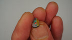 1.4ct Boulder Opal - Harlequin Pattern Multicolour Fire