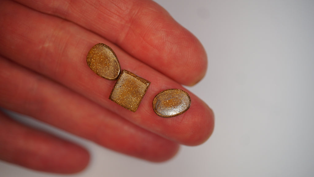 9.25ct Boulder Opal Trio - Lavender Base with Soft Multicolour Fire