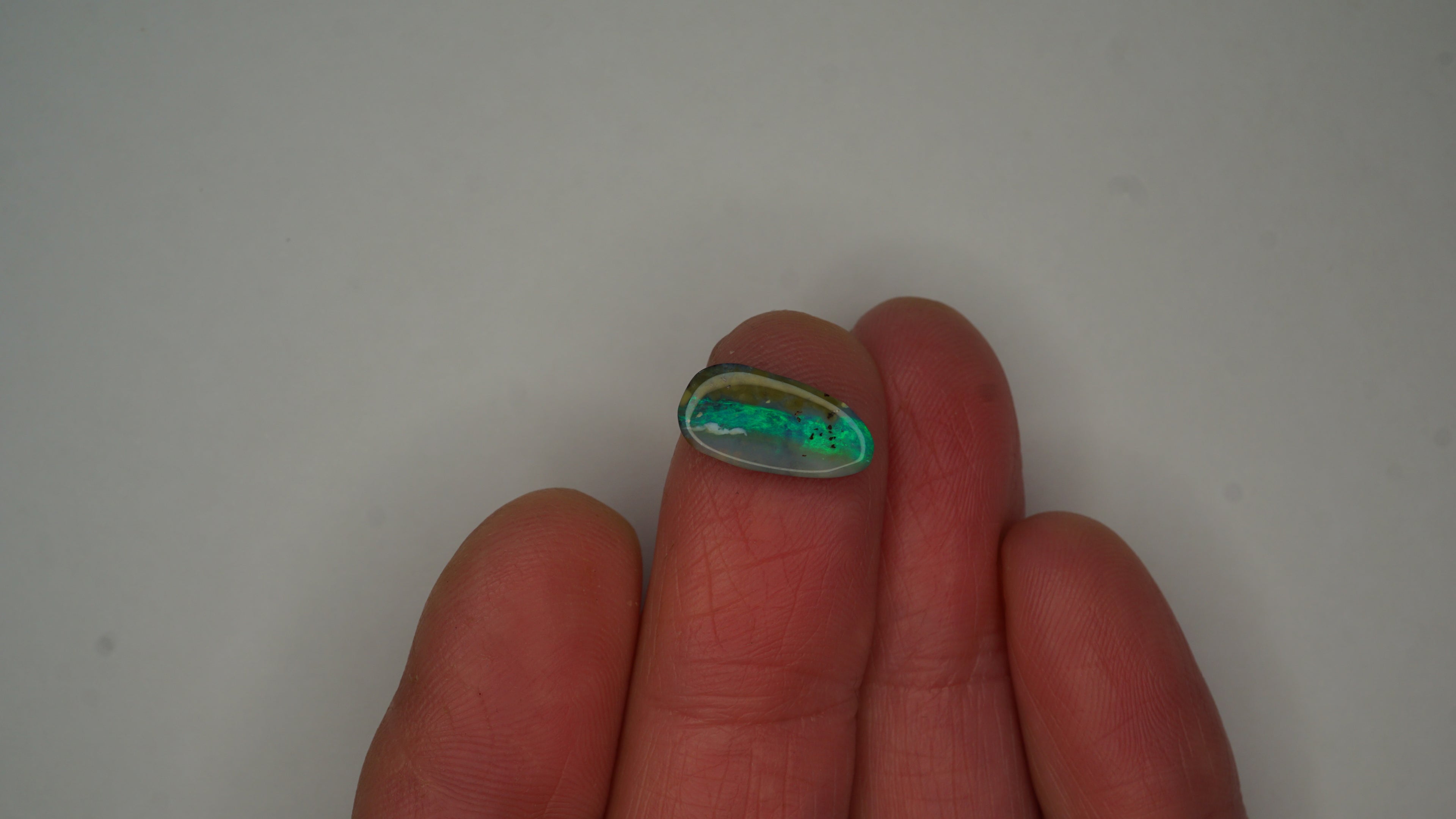 3.1ct Boulder Opal - Rolling Green Fire