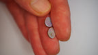 2.75ct Matched Boulder Opal Pair - Green & Magenta Pinfire on Pale Purple Host Body Tone