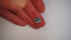 2.09ct Sky Blue Boulder Opal Pair - Green & Violet Flash