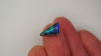 3.8ct Boulder Opal - Green Fire on Dark Blue Base
