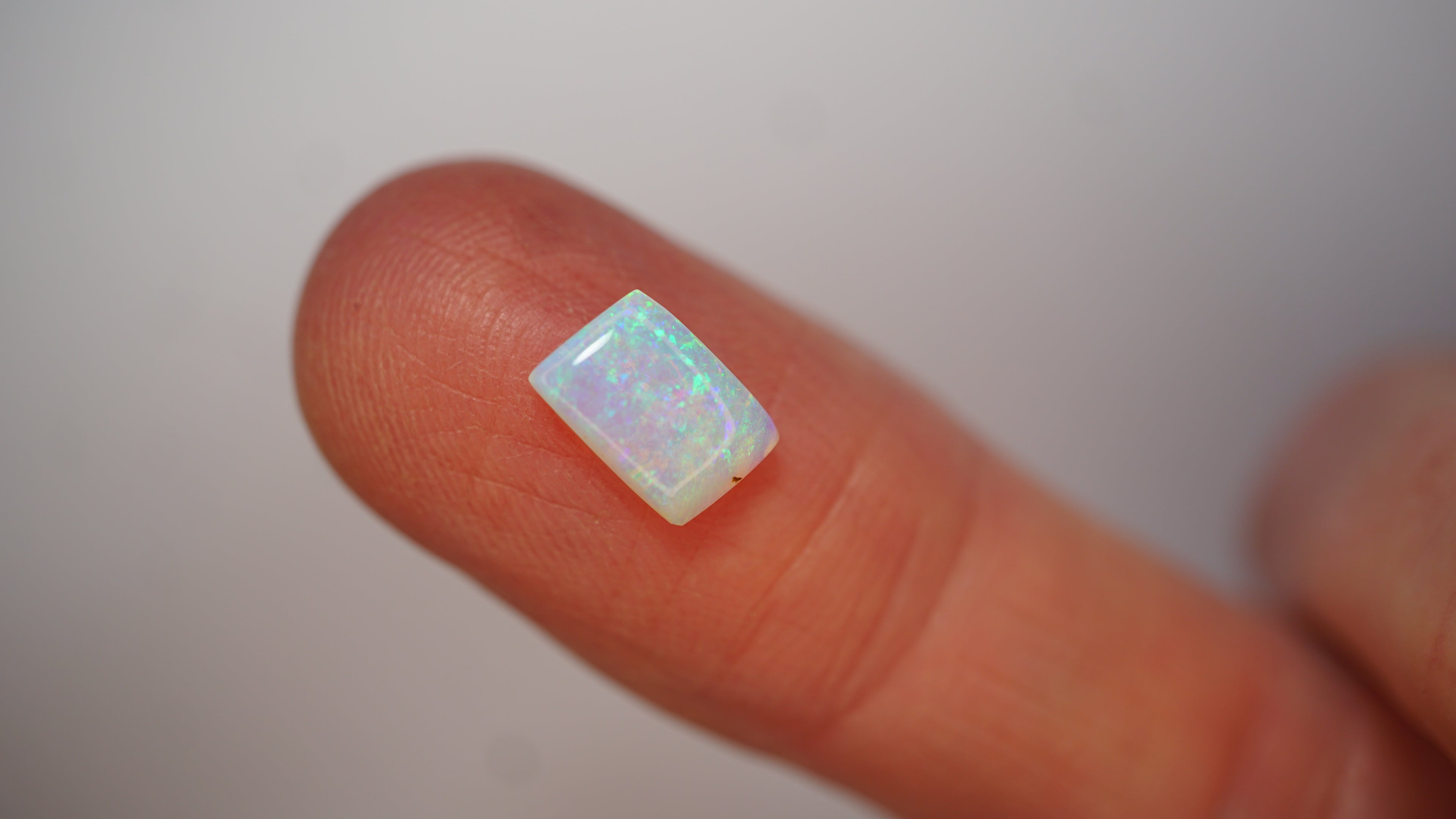 1.1ct Crystal Opal - Electric Green Fire
