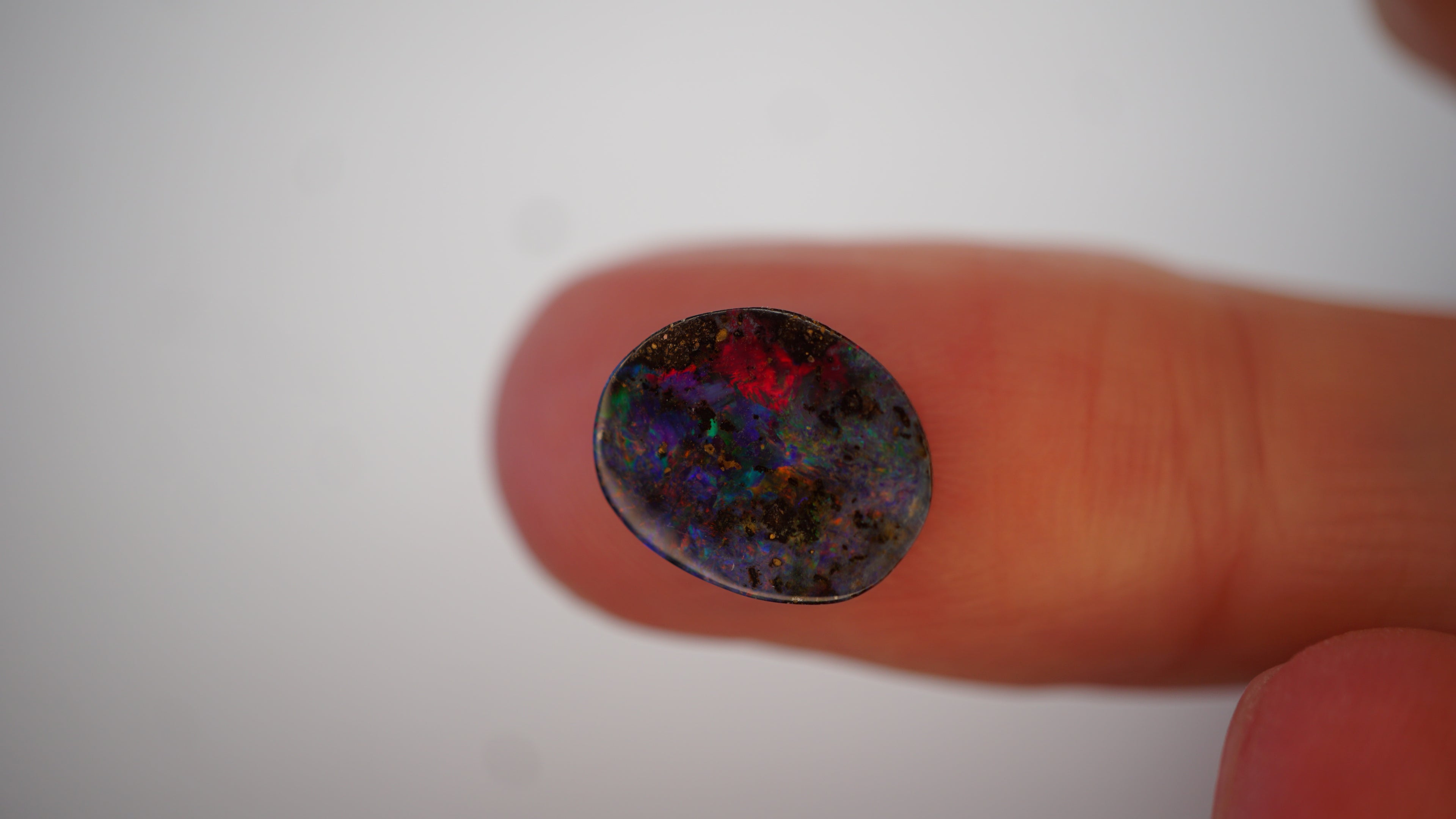 3.6ct Boulder Opal - Broad Multicolour Flash