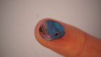 4.7ct Boulder Opal - Broad Bands of Pink & Green Pinfire on Blue Host Body Tone