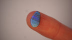2.3ct Boulder Opal - Crimson, Blue & Green Bands on Blue Host Body Tone