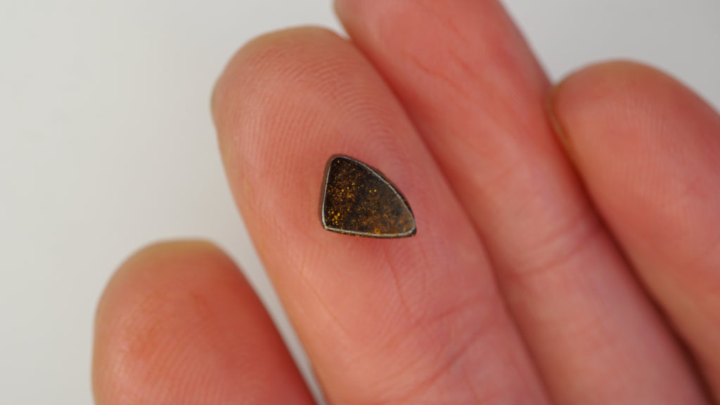 1.3ct Boulder Opal - Bright Green Play on Purple Host Body Tone