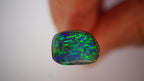 5.3 ct Boulder Opal - Electric Green & Blue Colour Play