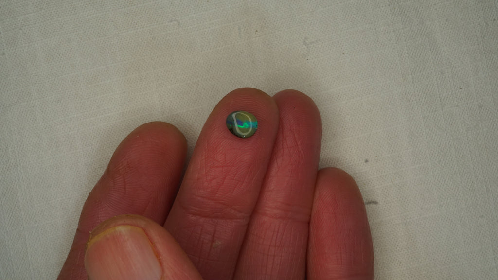 1.2ct Boulder Opal - Electric Green Rolling Fire