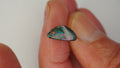 Fireburst Boulder Opal - Dark Green with Red, Blue, Yellow & Green Play