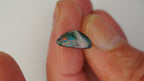 Fireburst Boulder Opal - Dark Green with Red, Blue, Yellow & Green Play
