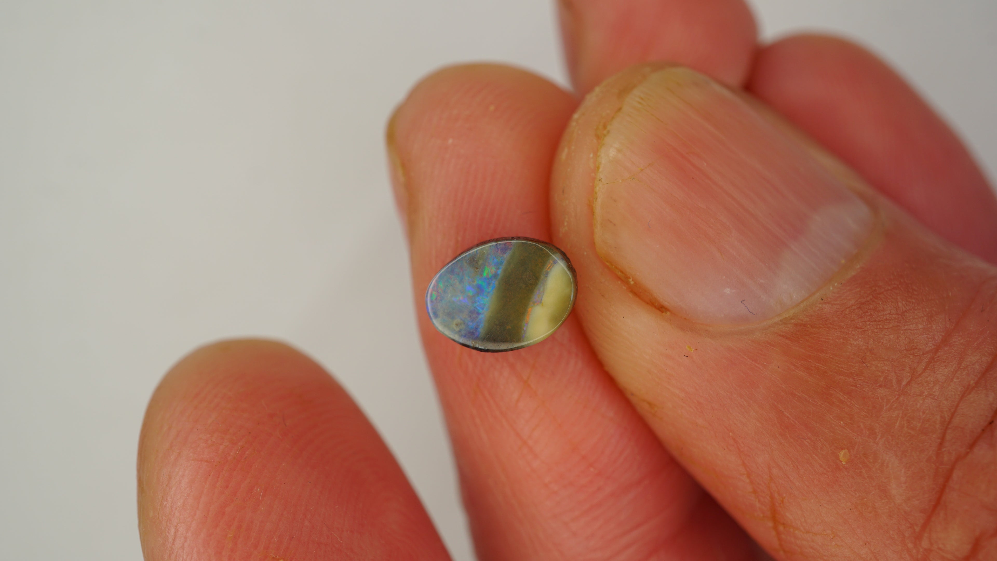 1.2ct Boulder Opal - Green & Blue Fire