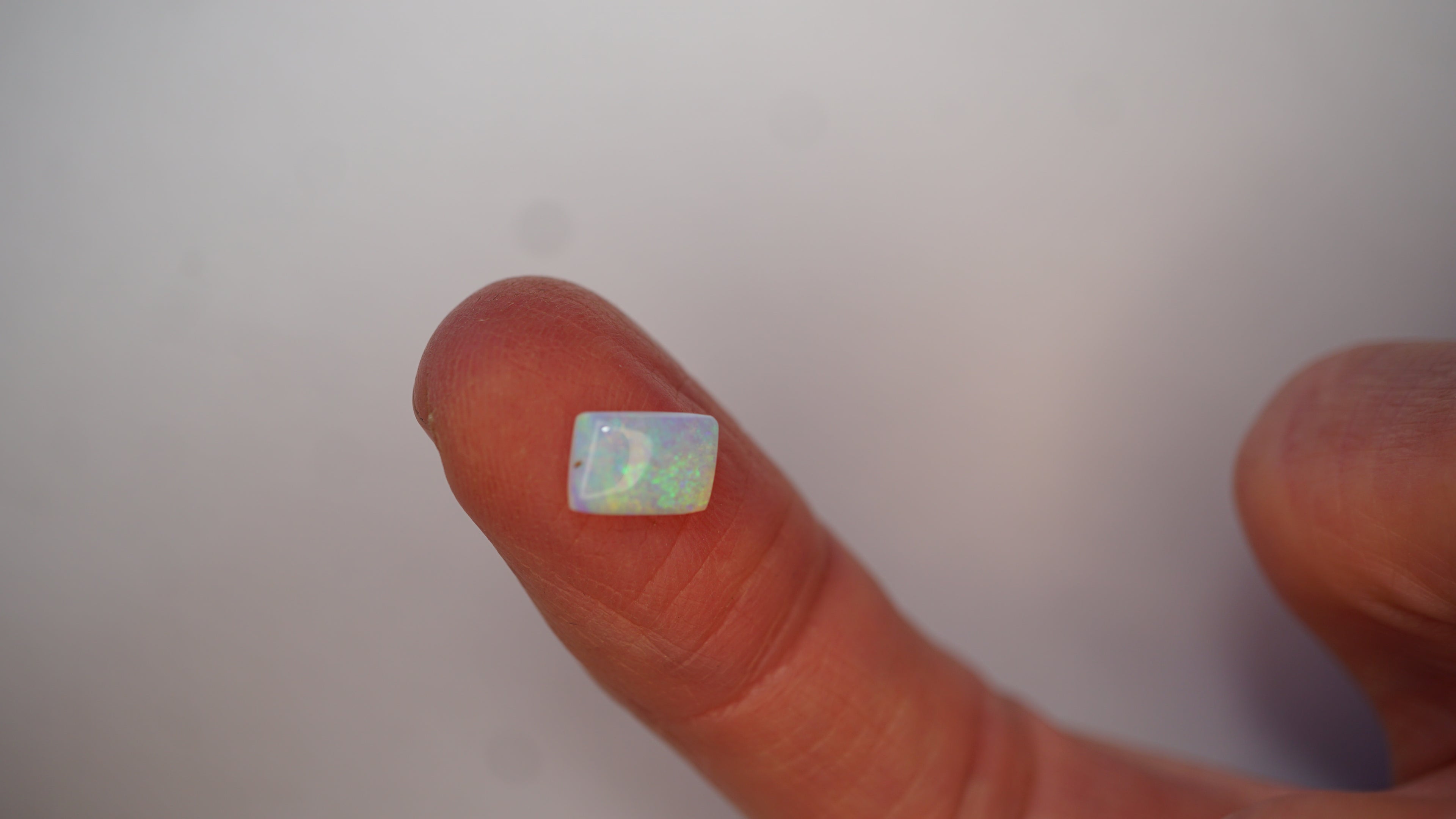 1.1ct Crystal Opal - Electric Green Fire