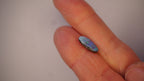 2.3ct Boulder Opal - Crimson, Blue & Green Bands on Blue Host Body Tone