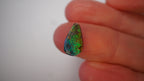 2.4ct Boulder Opal - Neon Green Broad Flash