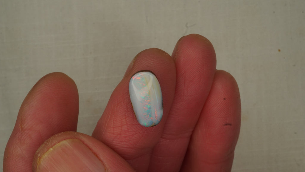 Moonveil - Polished Pearl White Boulder Opal (4.5ct)