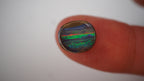 3.3ct Boulder Opal - Neon Green & Crimson Streaks on Blue Host Body Tone