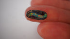 3.6 ct Boulder Opal - Multicolour Pinfire Ribbon in Clear Opal