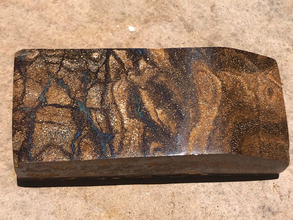 387ct Ironstone Boulder Opal Matrix — Blue & Green Embedded Opal