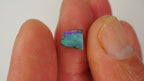 Emerald Flame Boulder Opal - Purple with Bright Green Pinfire Bands