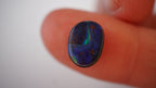 3.0 ct Blue Boulder Opal - Flowing Green Colour Movement
