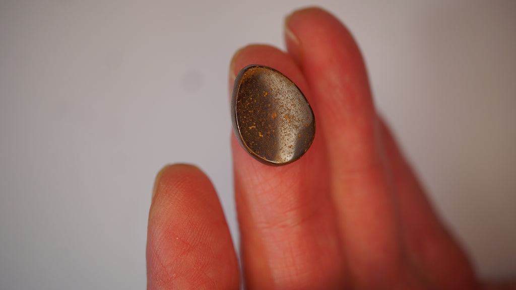 10.3ct Boulder Opal - Streaks of Pink, Gold & Green Pinfire on Light Green Host Body Tone