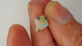 Solar Kite Boulder Opal - Light Brown Kite Shape with Crimson & Blue Play