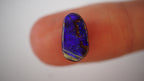 2.4 ct Blue Boulder Opal - Blue Flash with White Edge Feature