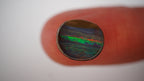 3.3ct Boulder Opal - Neon Green & Crimson Streaks on Blue Host Body Tone