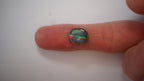 3.3ct Boulder Opal - Neon Green & Crimson Streaks on Blue Host Body Tone
