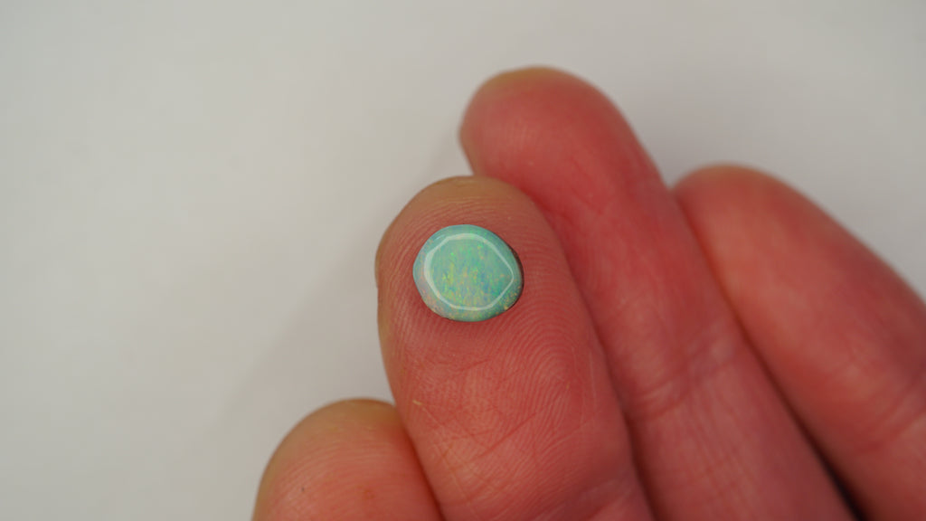 Tricolor Pinfire Green Boulder Opal - Jewelry-Grade Australian Gemstone