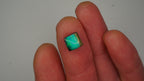 2.3 ct Rectangular Boulder Opal - Green & Blue Flash Play