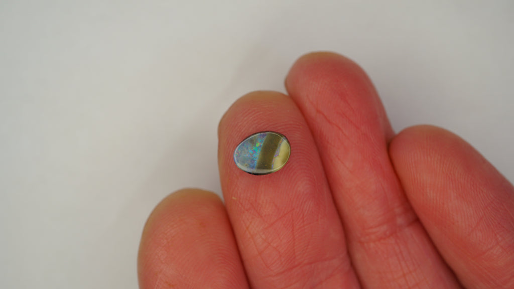1.2ct Boulder Opal - Green & Blue Fire